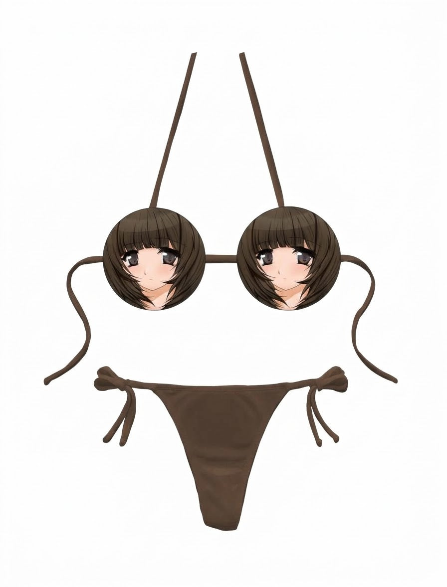 Haruka Amami Anime Bikini