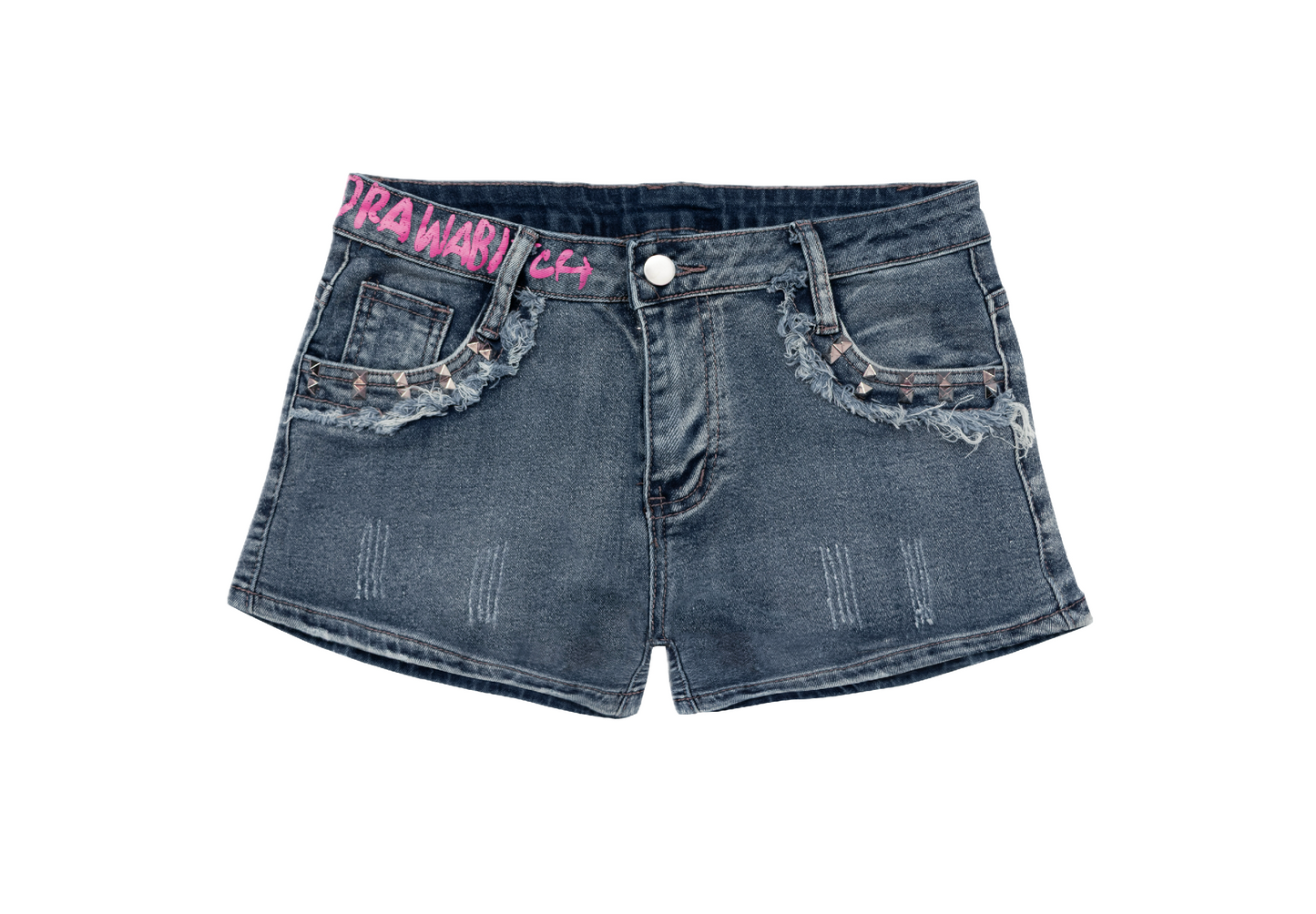 Slap Denim Mini Shorts